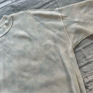 Abercrombie & Fitch Ribbed Knit Oversized Sweater Garment Dyed